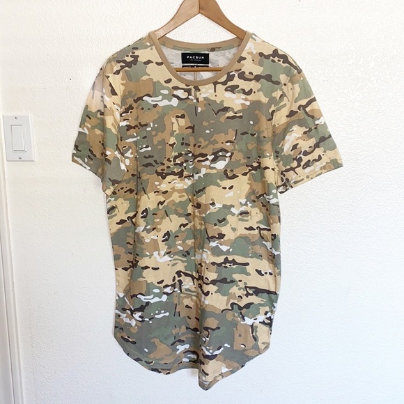Urban Outfitters Other - Urban Outfitters Camo Longer Fit Short Sleeve Top